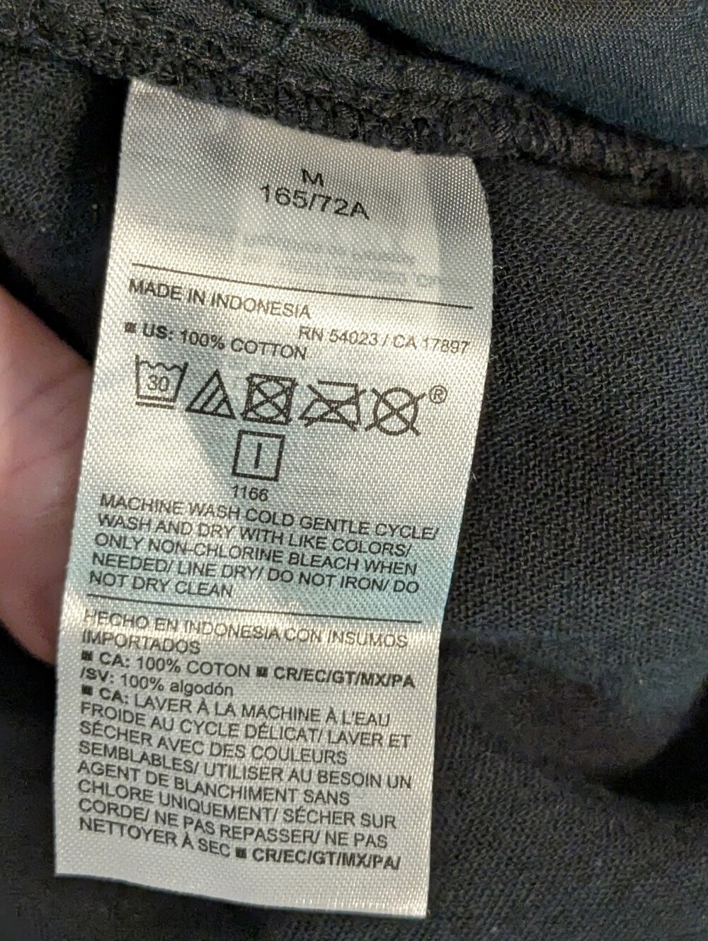 Old Navy Demi Wide Leg High Rise Crinkle Cotton Black Pant Medium - Picture 6 of 14
